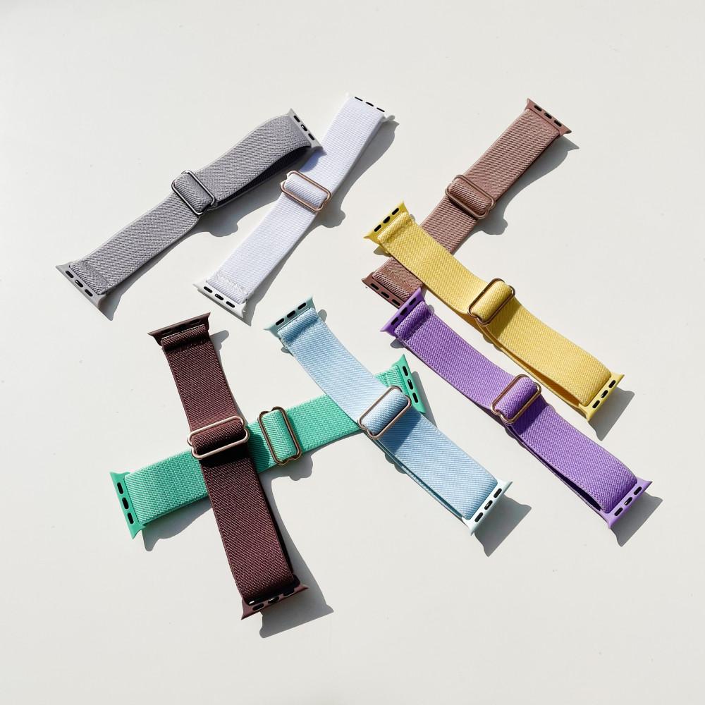 오펜트 애플워치 7 6 SE 5 4 3 나일론 스트레처블 밴드 스트랩 38/40/41mm