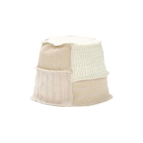 PATCHWORK HAT_BEIGE