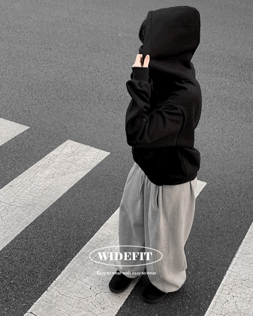[기본/기모선택/unisex] if wide training pants