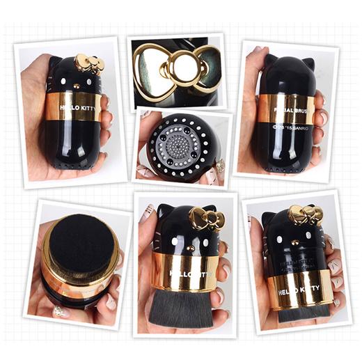 Hello Kitty Facial Deep Cleansing Pore Brush 0.005mm White or Black Facial Brush