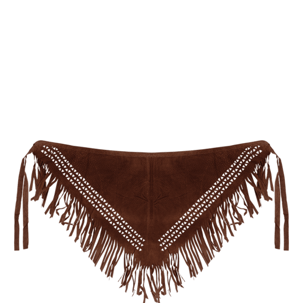 MARKET LEATHER APRON BROWN