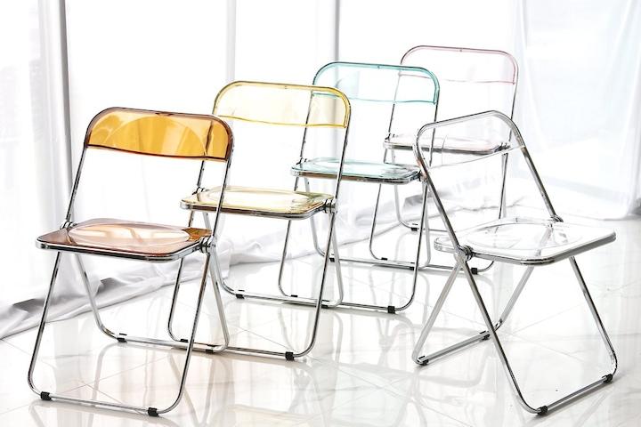 베가 폴라 투명 접이식의자 17colors