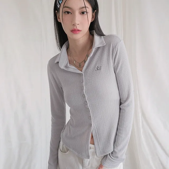 Solid Slim Line Shirt - 4COL
