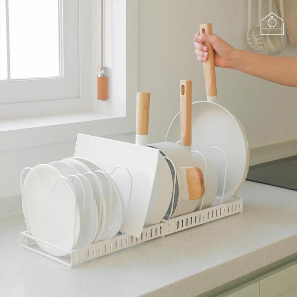 생활백서 길이조절 접시 정리대 12칸