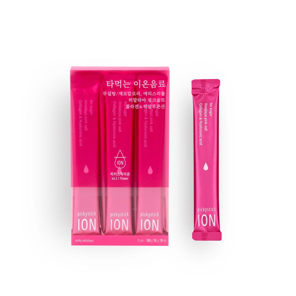 [시즌세일(~8/31까지)/50%할인가,1+1박스] 무설탕 제로칼로리 / 수분뷰티 핑크솔트 이온워터, 피키스틱이온 no.2 / 저분자콜라겐,히알루론산,히비스커스+전해질