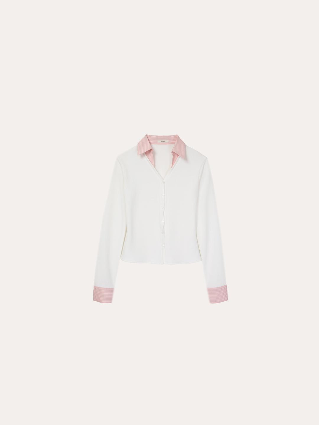 엘비아 셔츠 가디건[IVORY]*오늘 출발