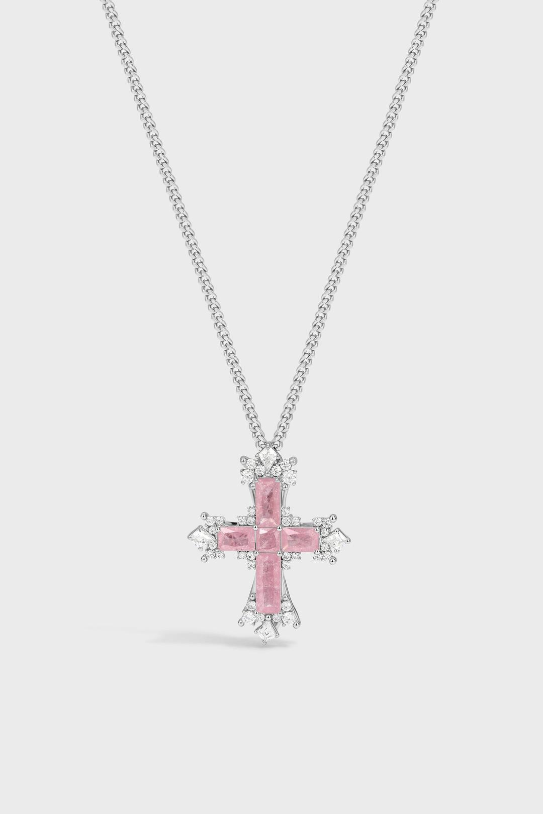 Mistglow Cross Necklace —— Small