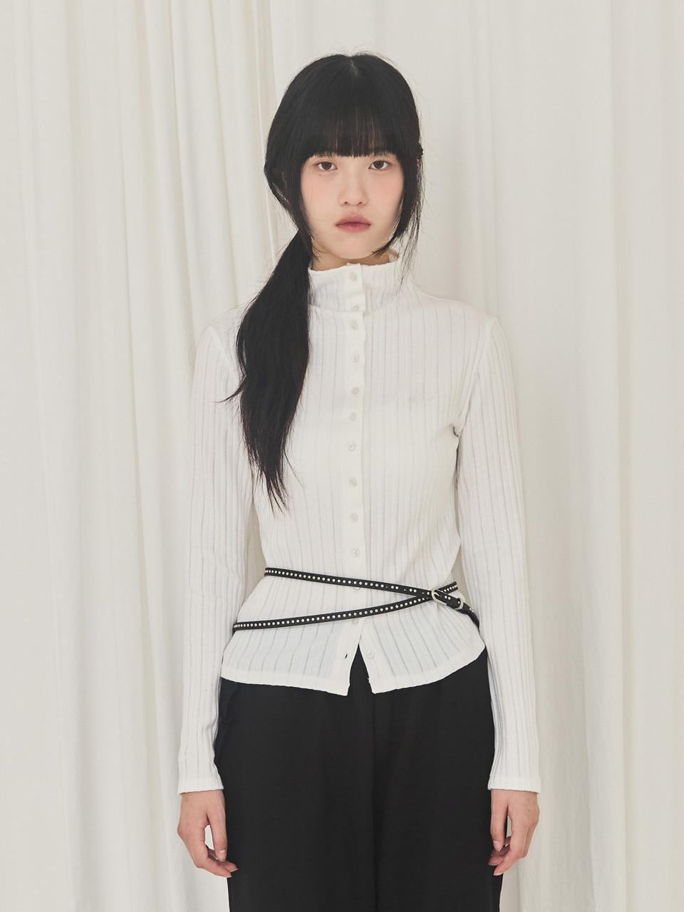 High-neck Long Sleeve (Ivory)