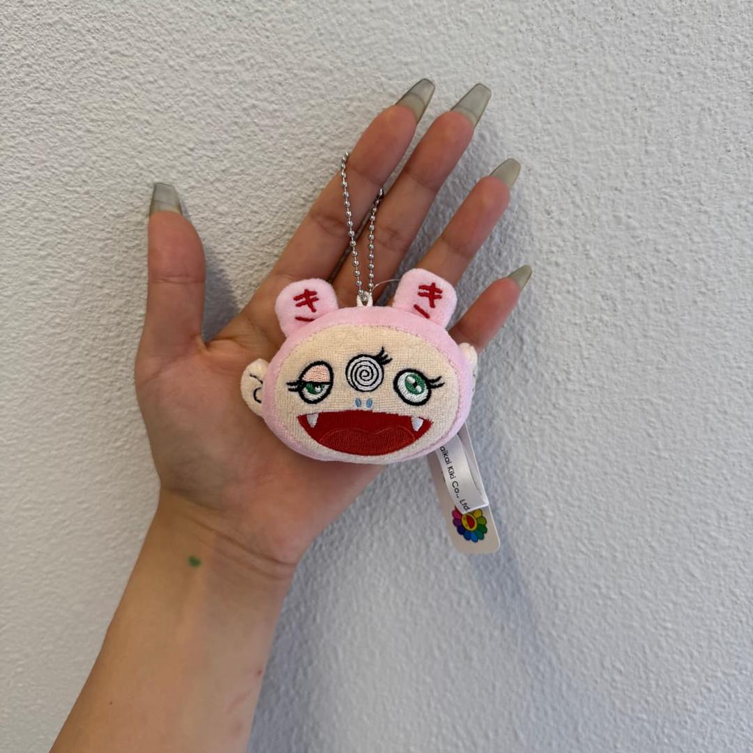 카이카이키키 플러시 마스코트 키키 키링 핑크 | 후루츠패밀리