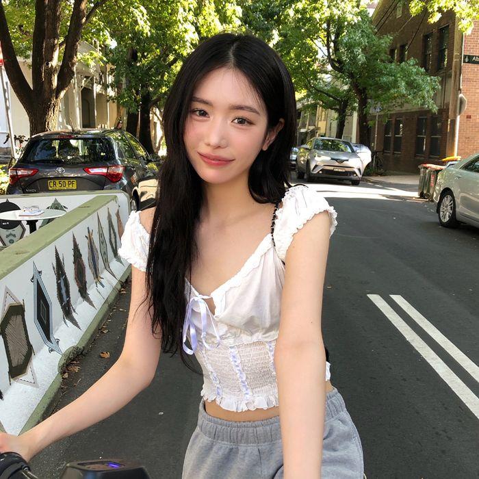 Petunia Smocked Blouse_White