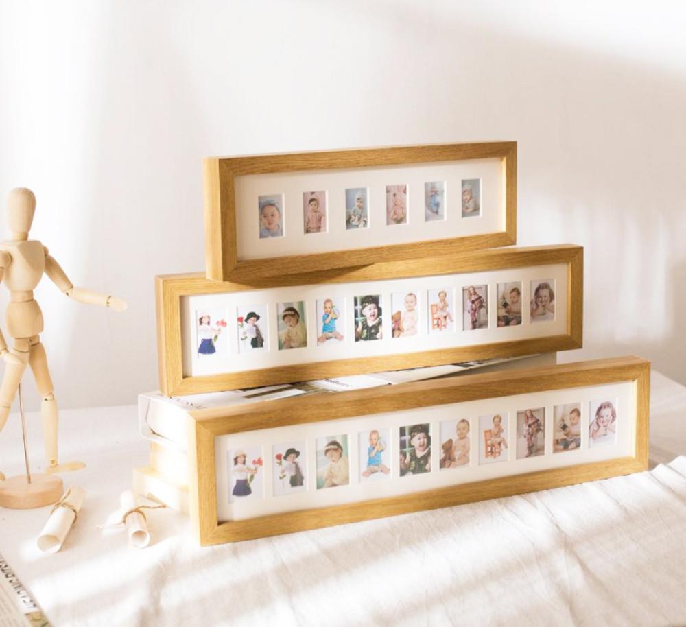 증명사진액자 아기성장액자 12달액자 나무액자 성장기록 너의12달