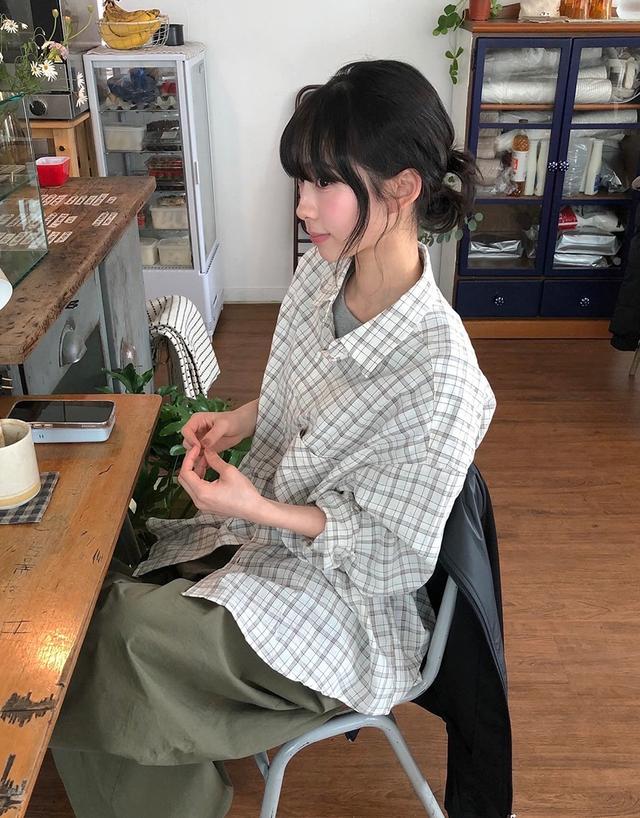 포니 소프트 체크 셔츠 (2color)