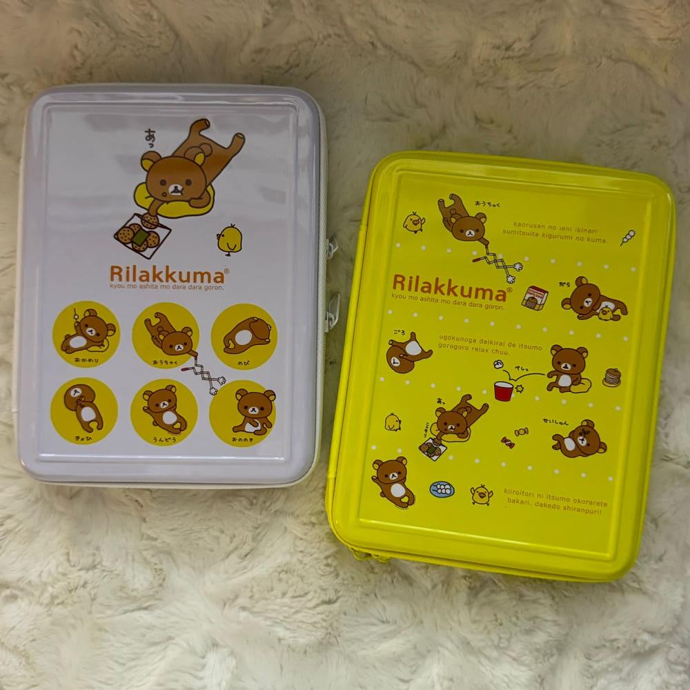 [고전문구] 리락쿠마 철제 파우치 필통 2종