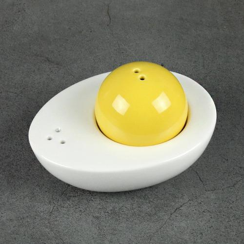 크레아트 달걀 카스타 도자기 소금통 후추통