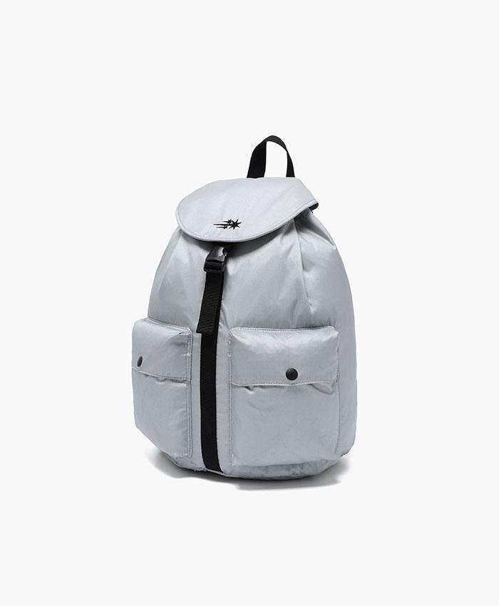 DRAWSTRING BUCKET BACKPACK[SILVER]