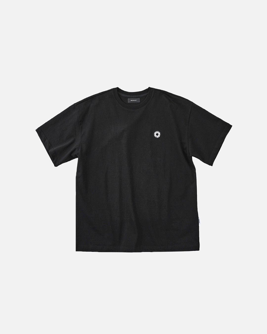 EVD EASY LOGO HALF T SHIRTS (BLACK)