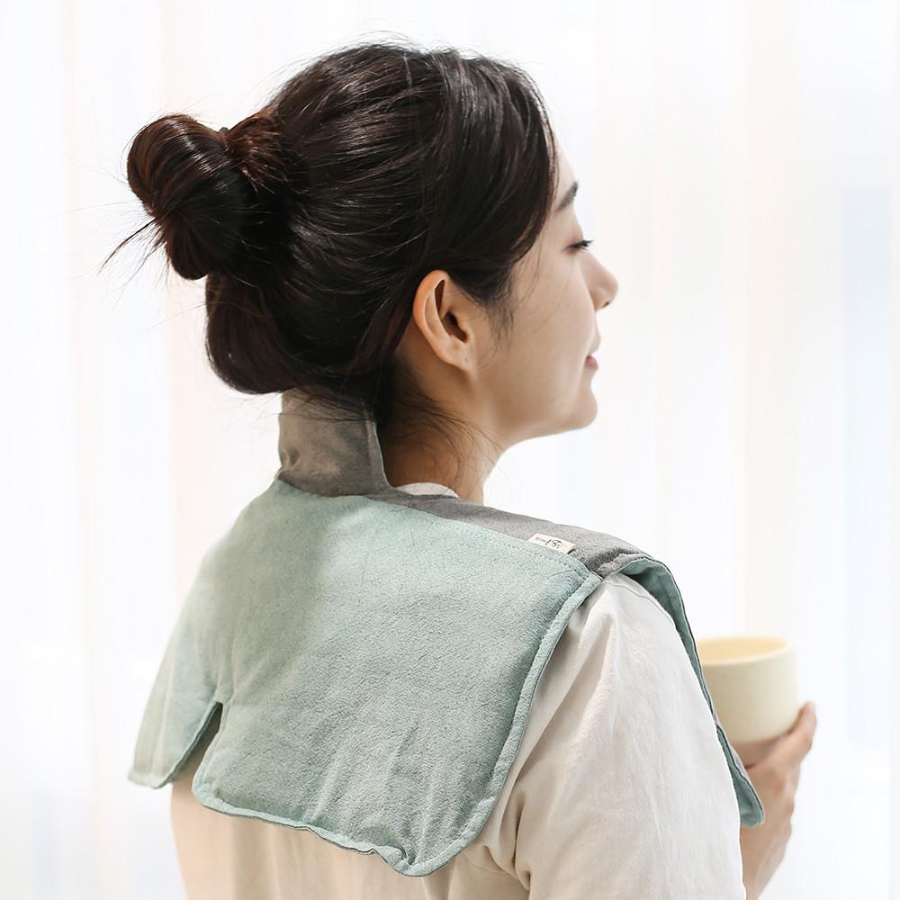 다다름소잉 목 어깨 온열 팥 찜질팩 숯천연염색 핫팩