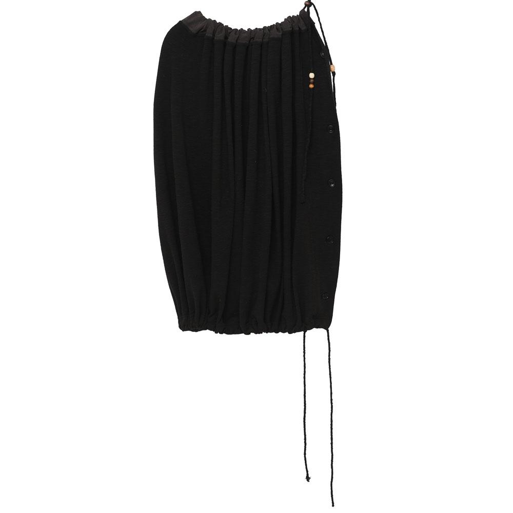 dumpling dress (black)