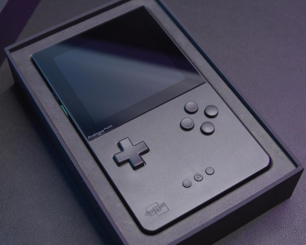 아날로그 Analague 정품 포켓 휴대용 게임기 투명 클리어