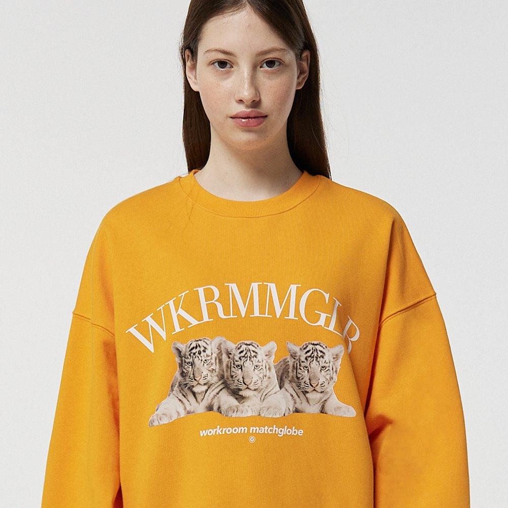 3 타이거 컵 스웨트셔츠 (오렌지)