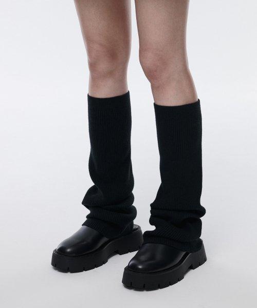 우먼즈 니트 레그 워머 [블랙]