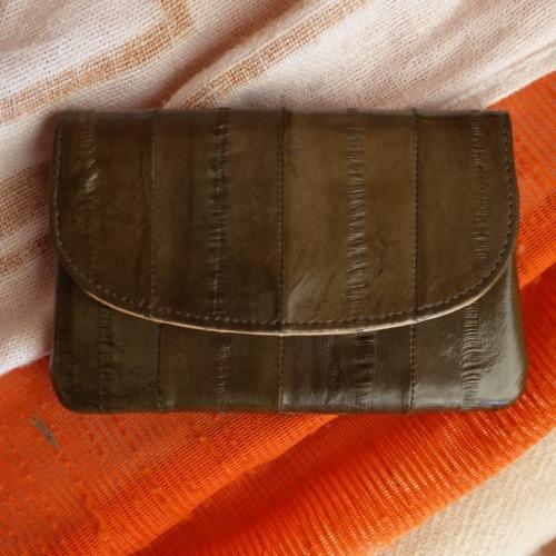 Simple card holder Moss green