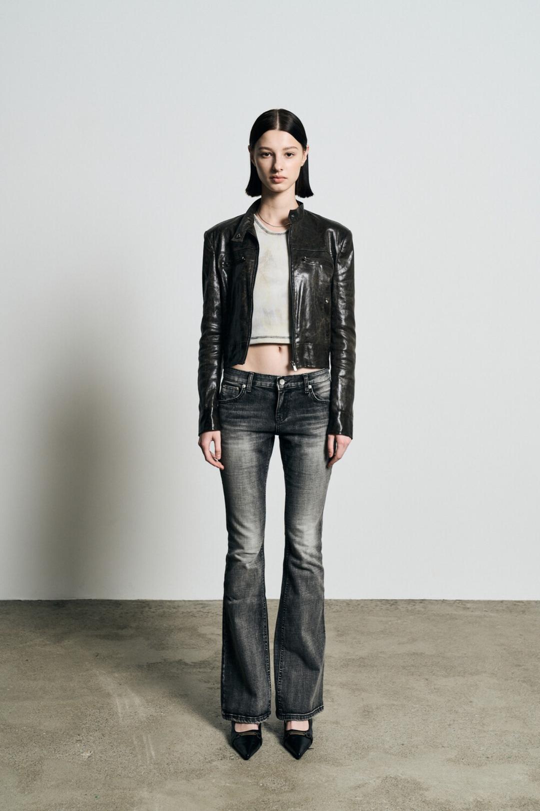 [8TH REORDER] BOOTS CUT DENIM PANTS IN GRAY