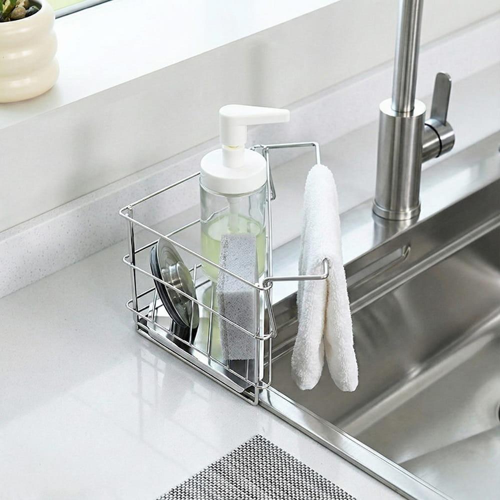 코너형 스텐 수세미거치대