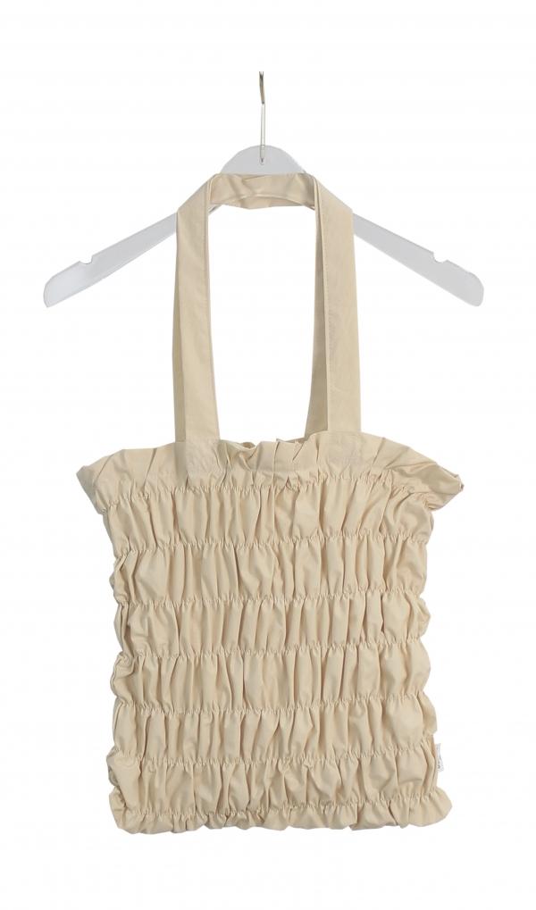 Wave smocking bagⅡ(light yellow)