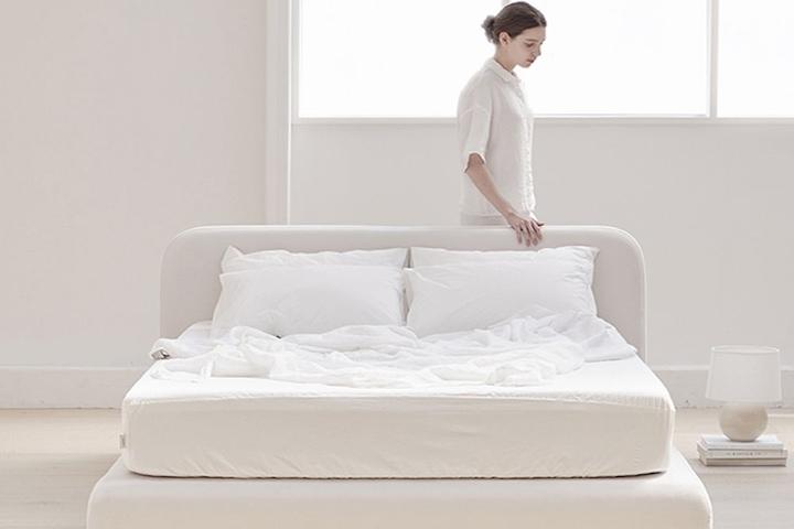 쿠폰가 159,200원/CLOUD 아쿠아텍스 패브릭 호텔식침대프레임 SS/Q/K/LK/CK