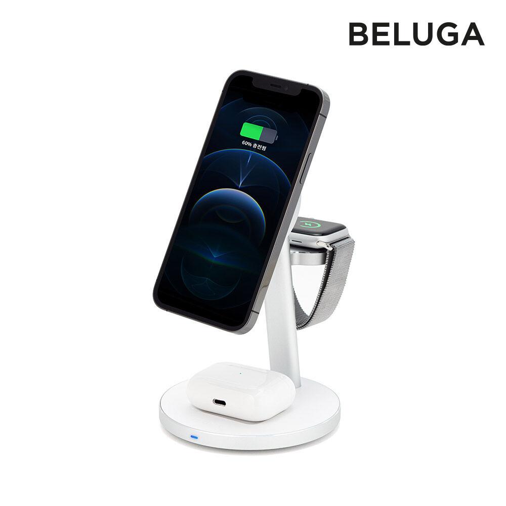 벨루가 하이웨이브 맥세이프 3in1 무선 충전기