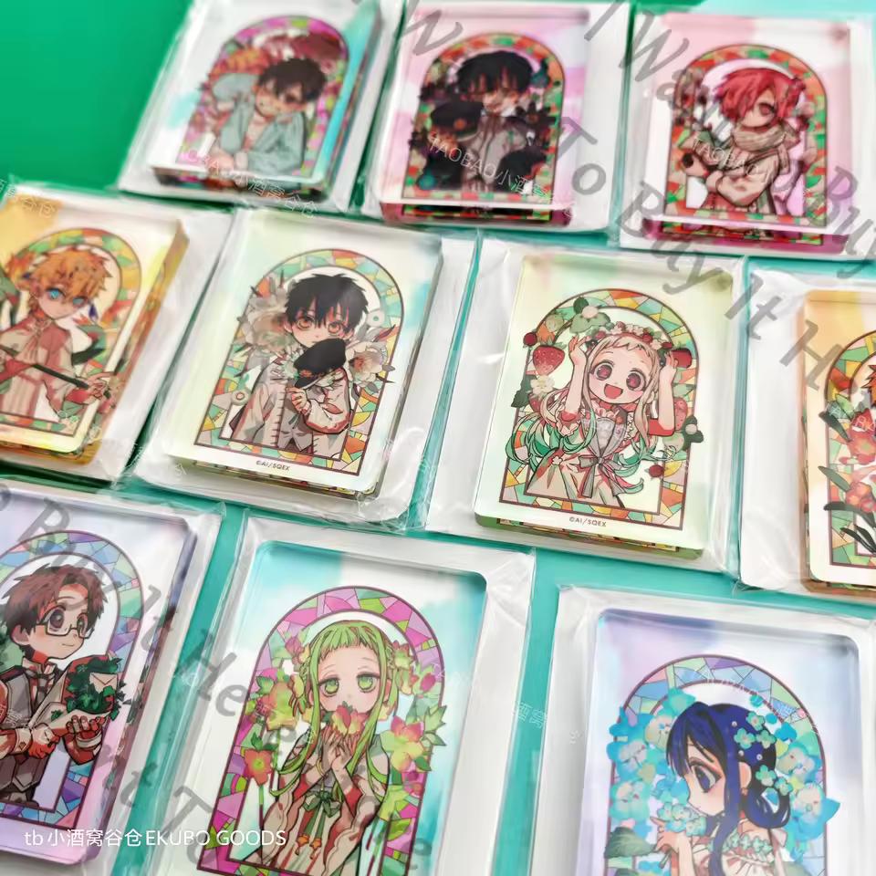 애니메이션 화장실 바운드 Hanako-kun Yashiro Nene Yugi Tsukasa Minamoto Kou Nanamine 사쿠라 아오이 아카네 코스프레 아크릴 벽돌 마스코트 선물
