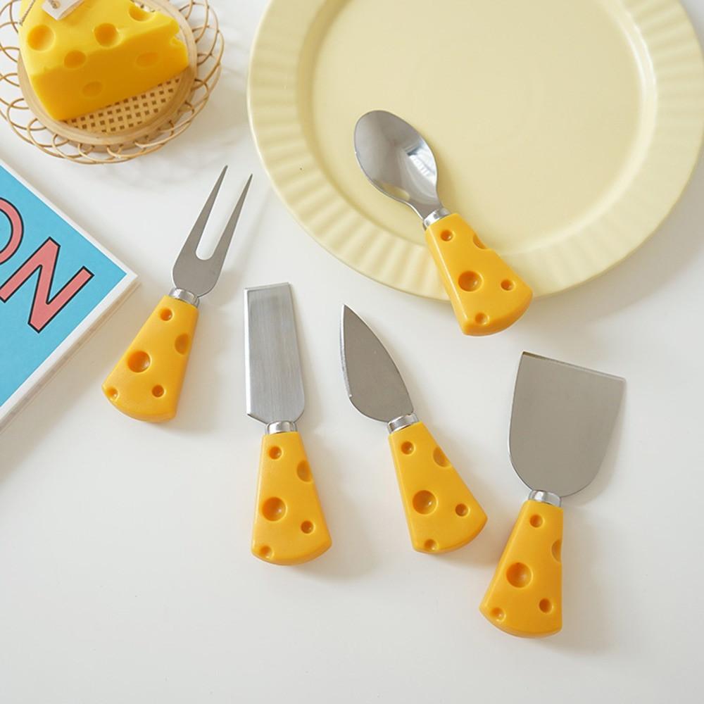 치즈커트러리 5종세트 티포크세트 디저트포크 버터나이프 커트러리세트