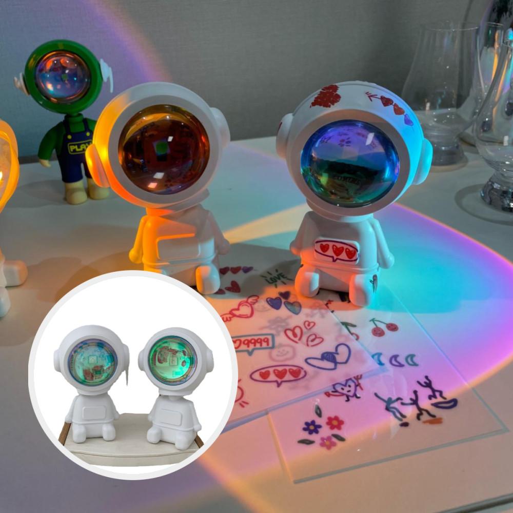 만달라키 우주인 오로라 귀여운 무드등 무지개 석양 노을 무선 선셋조명