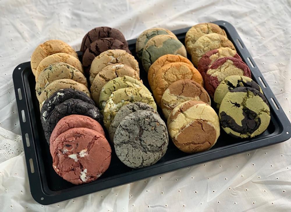 수제 아메리칸 촉촉한 맛있는 점보 녹차 견과류 르뱅쿠키 결혼답례품 쿠키박스 맛집 선물세트