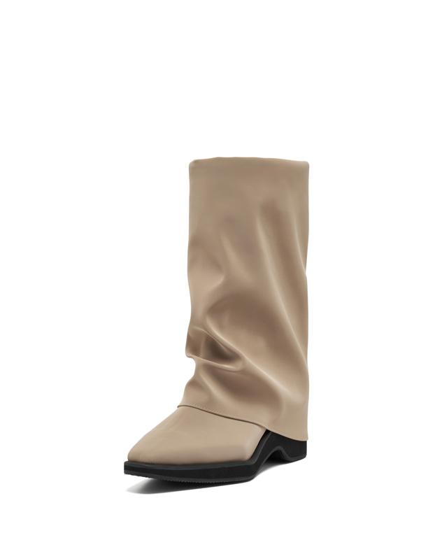 Hill Leg Warmer middle Boots beige