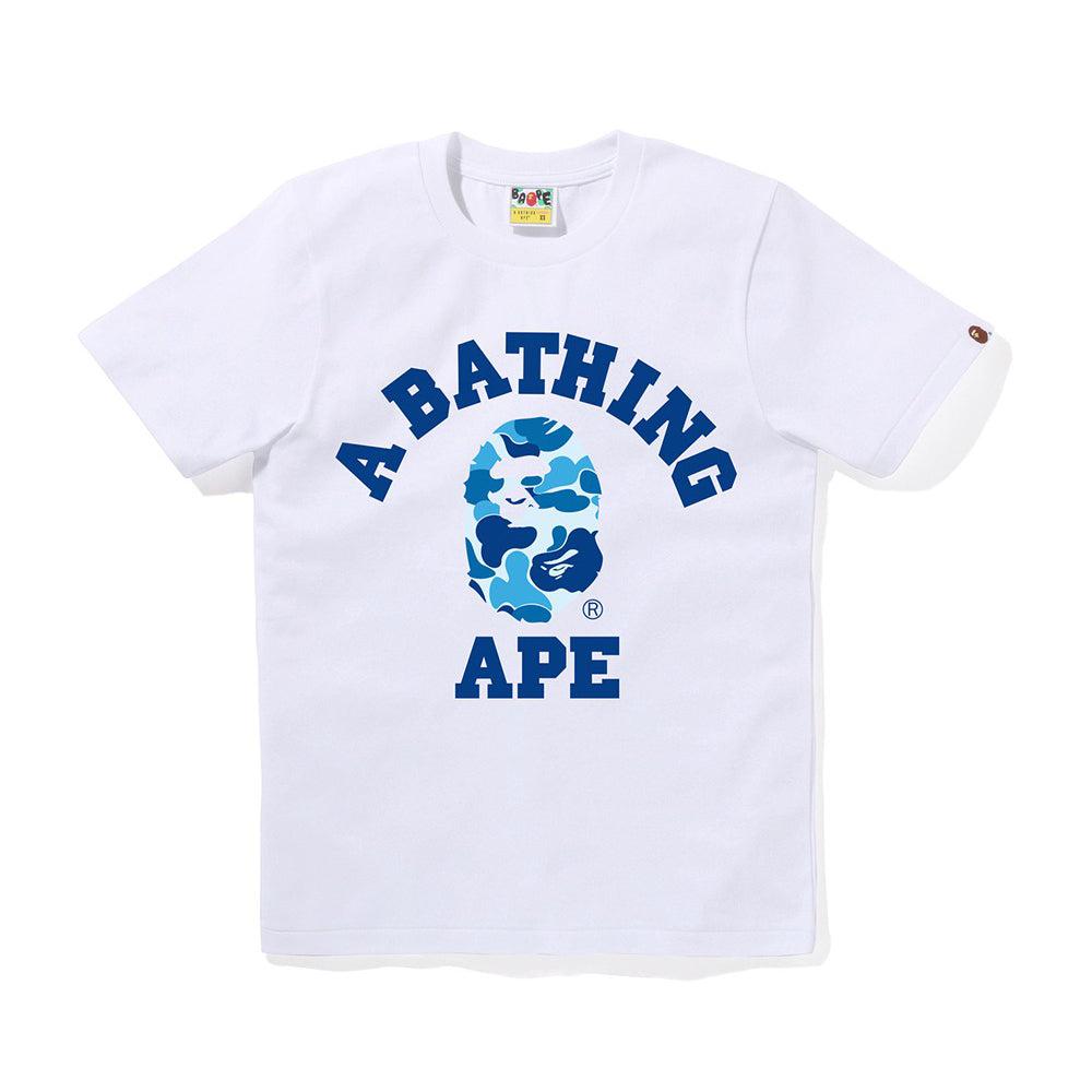 ABC 카모 콜리지 티셔츠(W) WHITE/BLUE