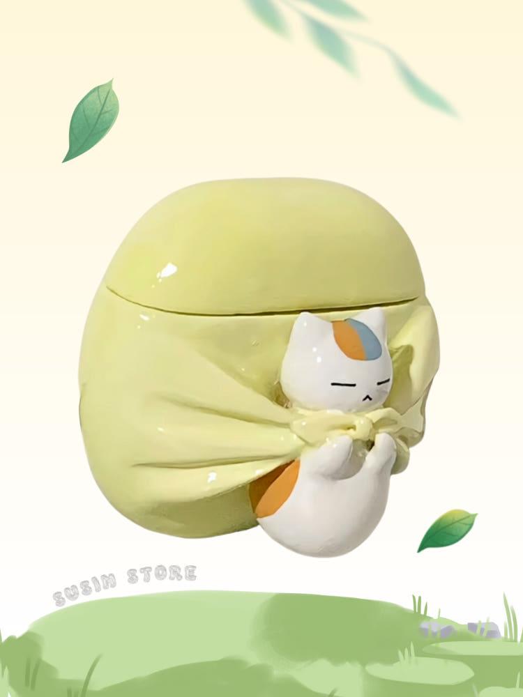 수심 고양이의 여행 에어팟 케이스 석고 유니크 선물