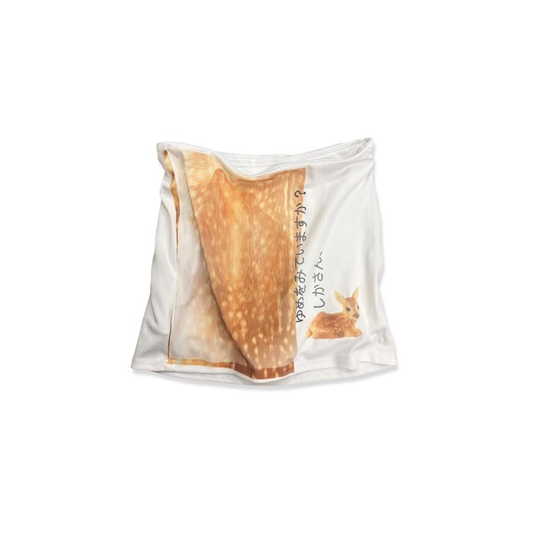 Deer white micro skirt | 후루츠패밀리