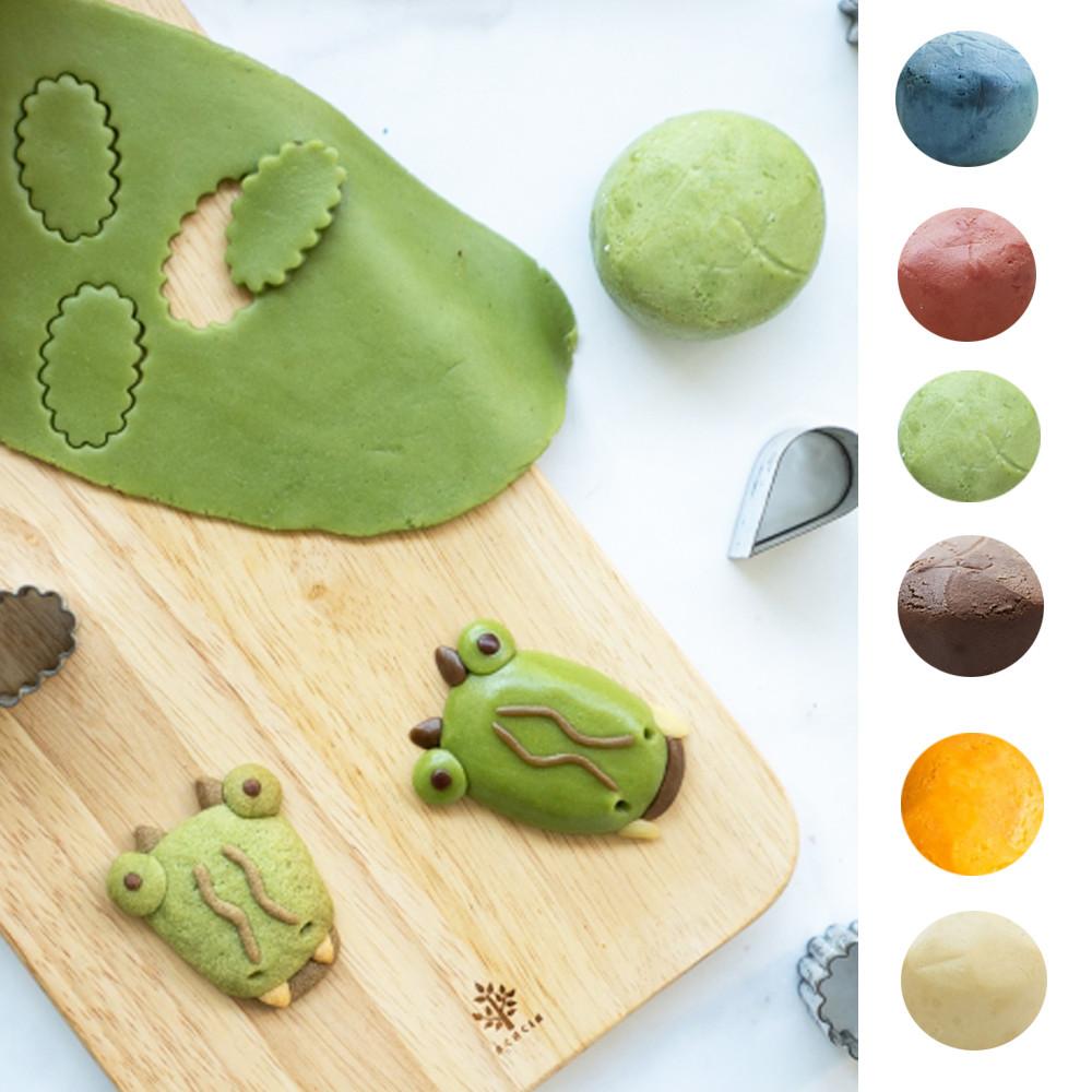 쿠키반죽 쿠키만들기 토이쿠키 DIY 플레이 생지 놀이 오감발달 7색상 [원산지:상세설명에 표시]