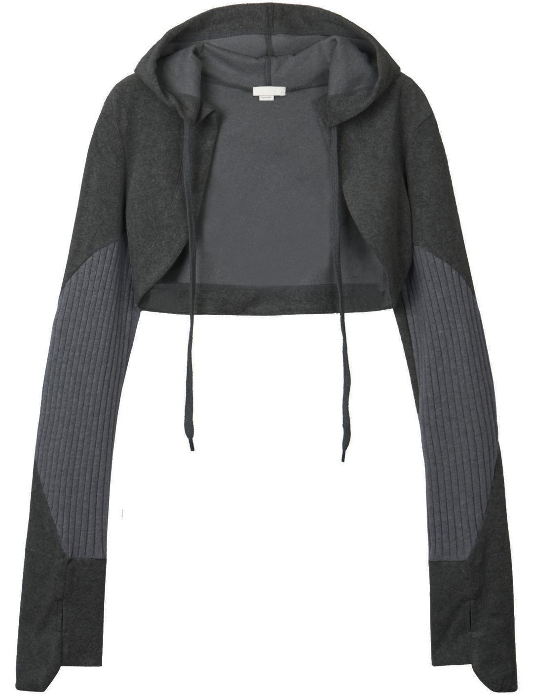 Glove hoodie bolero (Black)