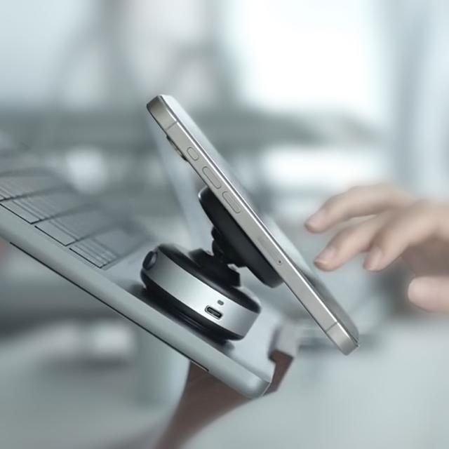 일렉트릭 흡착패드 360º회전 15W무선충전 맥세이프 폰 거치대