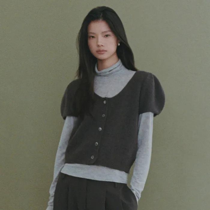 KIDMO JULIET CARDIGAN (DEEP GRAY)