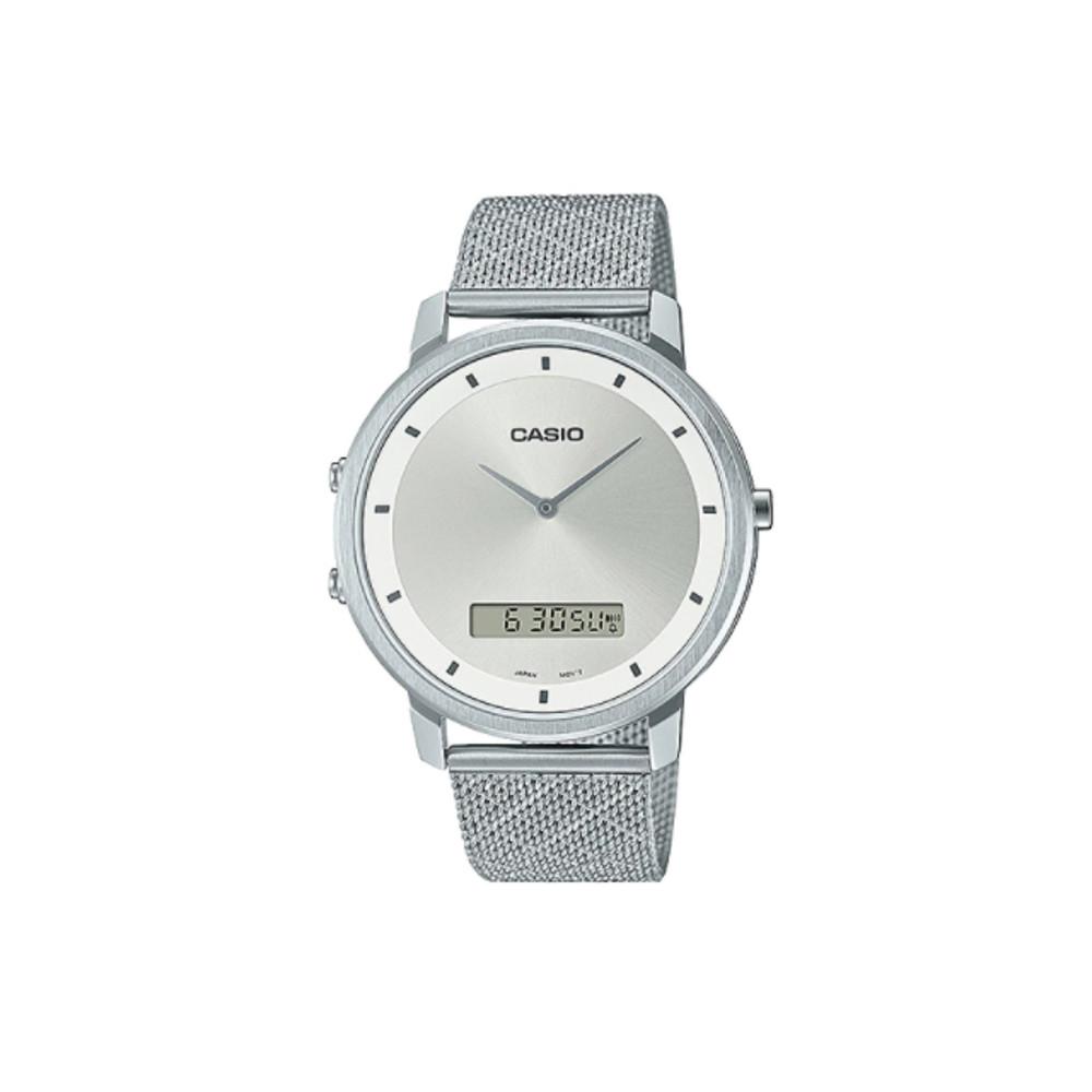 카시오 MTP-B200M-7E 남성용 메쉬밴드 손목시계