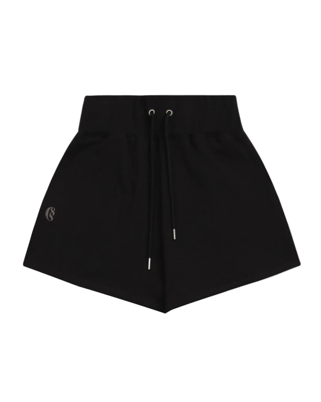 CS COTTON WIDE SHORTS-051 (BLACK)