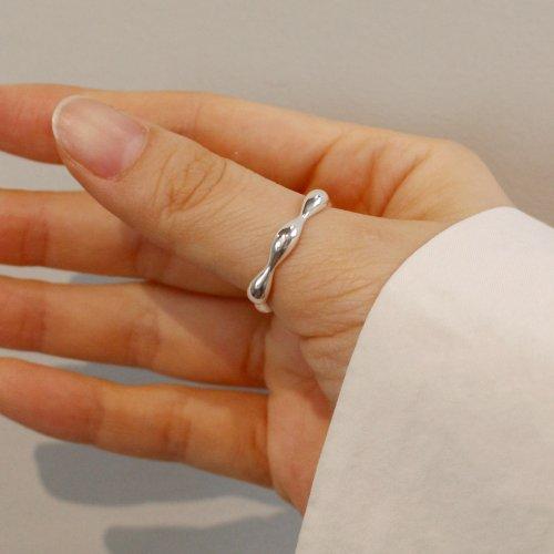 925실버 엄지링 물결반지 로사/ Rosa