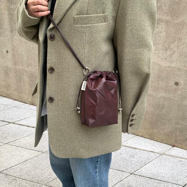 [잭코백] Glazed Mini bag  글레이즈드 미니백  BROWN
