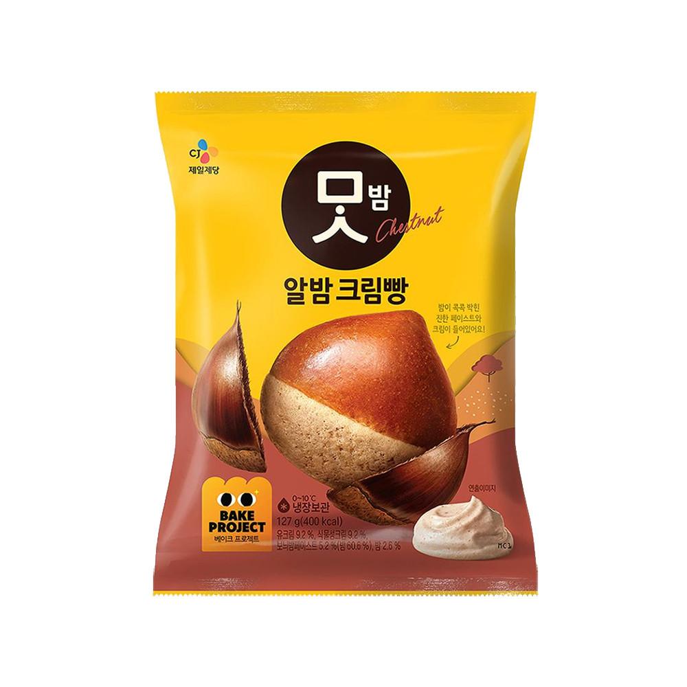 맛밤 알밤크림빵 베이커리디저트 127g x 1개