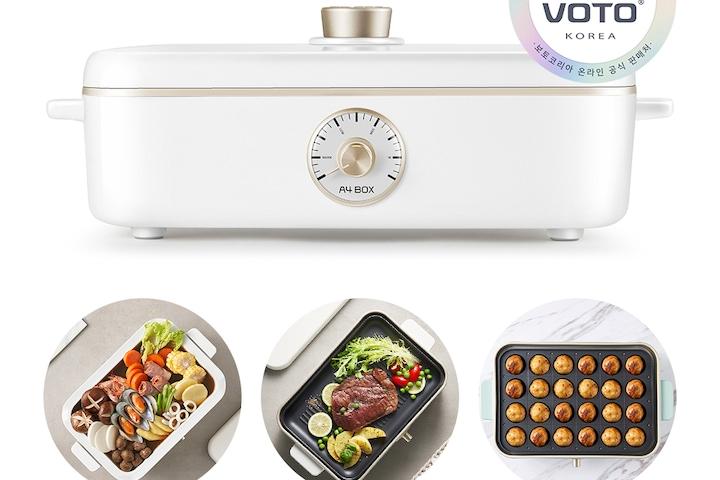 A4BOX 전기그릴 테이블 멀티쿠커 [6구팬,다용도팬] 3colors