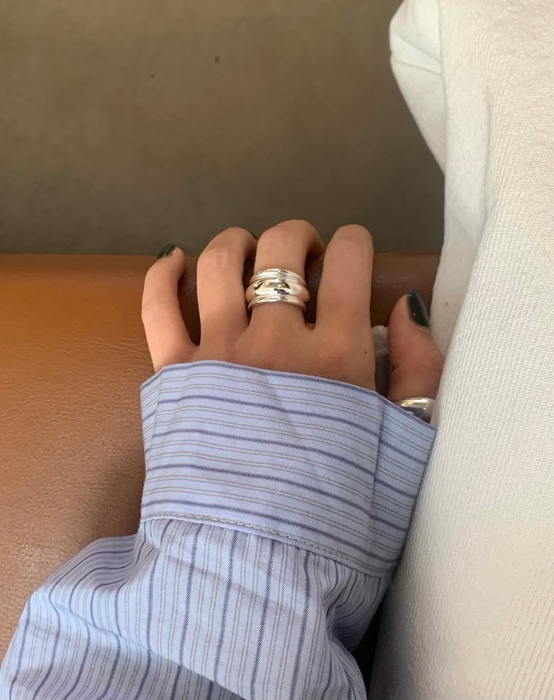 (silver925) Pottery open ring